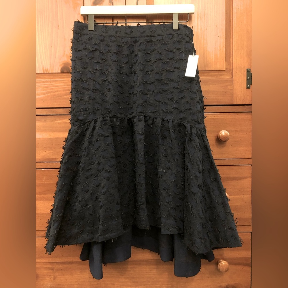 Anthropologie Embellished High-Low Skirt by Maeve, NWT, Size Medium